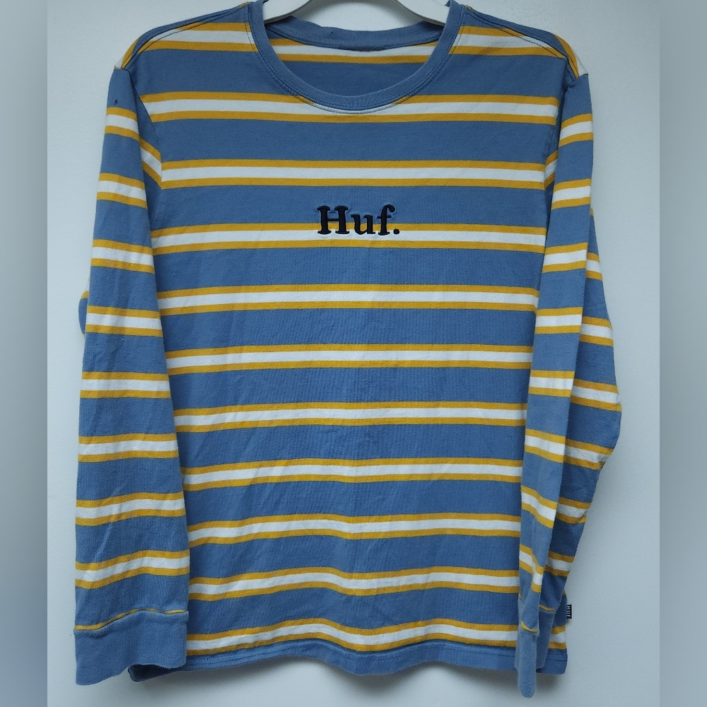 Y2K Huf Long-Sleeve Striped T-Shirt